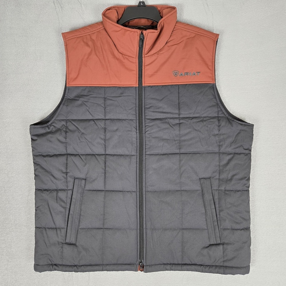Ariat Crius Insulated Concealed Carry Vest Men's XL Extreme Warmth Paprika NWOT